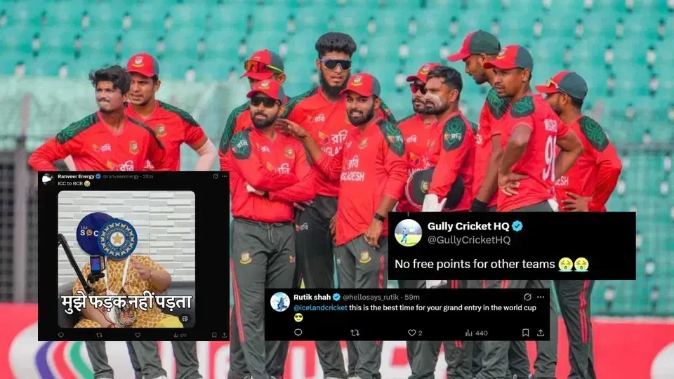 Twitter trolls Bangladesh for boycotting T20 World Cup 2026 news
